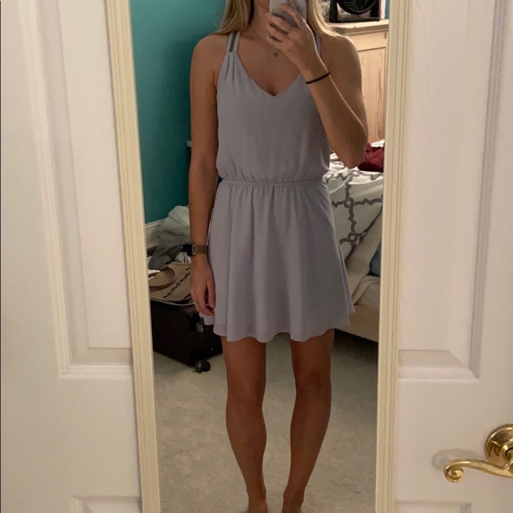 Lavender mini dress